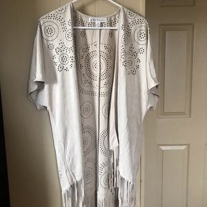 Fringe cardigan
